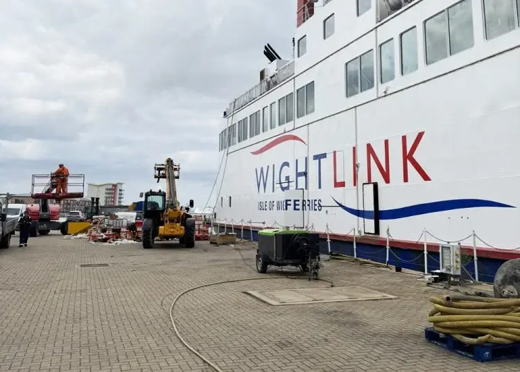 WIGHTLINK BEGINS £8MILLION WINTER FLEET AND PORT REFIT PROGRAMME